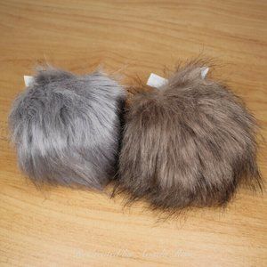 Faux Fur Pom Poms